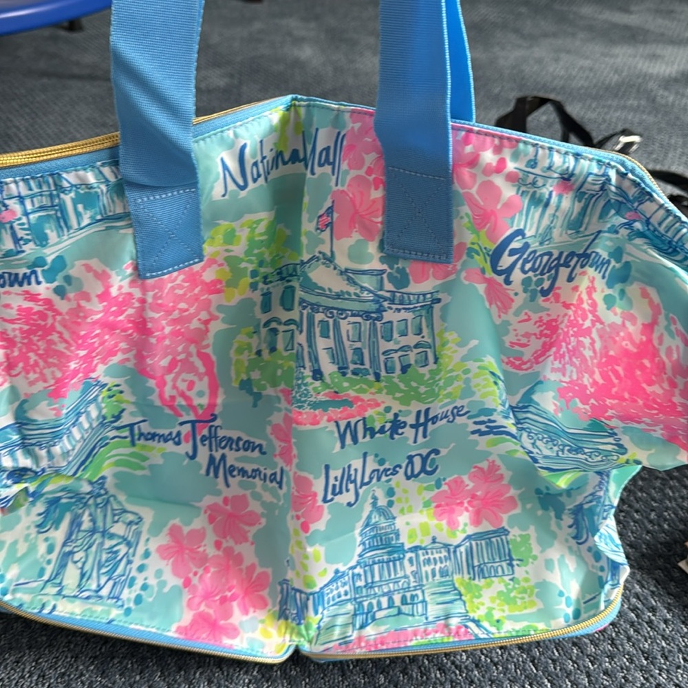 Lilly Pulitzer Georgetown Print packable bag